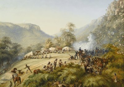 The 74th Regiment in an engagement on the heights above Waterkloof by English School